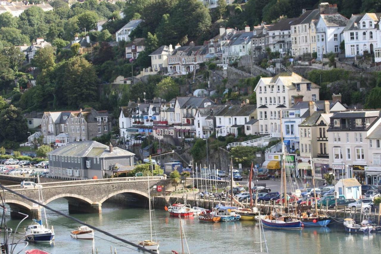 Polmear Harbour View With Terrace Apartment Looe Bagian luar foto