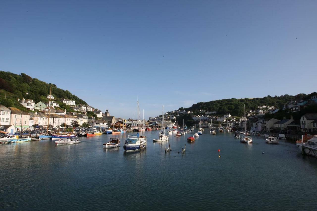 Polmear Harbour View With Terrace Apartment Looe Bagian luar foto